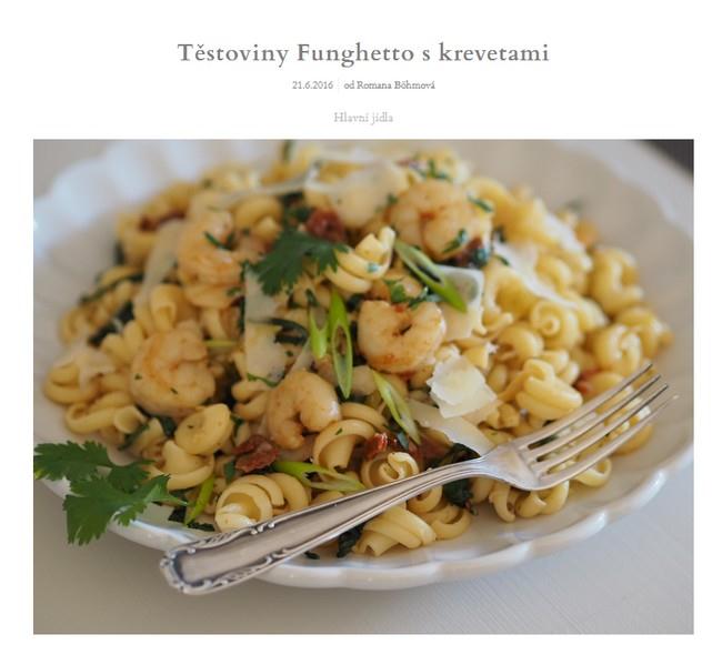 Recept z těstovin ADRIANA od blogerky NA SKOK v kuchyni